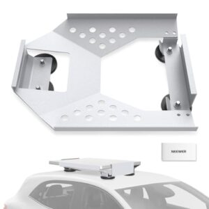 NEEWER Support de Toit Compatible avec Starlink Mini, Kit de Montage Magnétique pour Récepteur avec 4 Bases Magnétiques Solides, Compatible avec Starlink Kit de Toit pour Véhicules Bateau, ST90