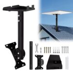Starlink Gen 3 Support plat standard, kit de montage plat standard Starlink V3, support mural Starlink V3, pour kit de montage Starlink V3, adaptateur de tuyau réglable，étanche