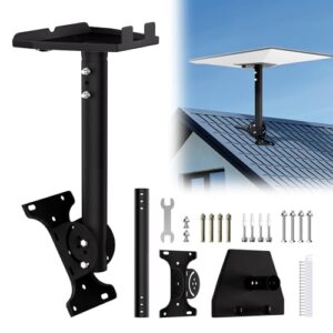 Starlink Gen 3 Support plat standard, kit de montage plat standard Starlink V3, support mural Starlink V3, pour kit de montage Starlink V3, adaptateur de tuyau réglable，étanche