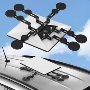 Starlink Mini Montage magnétique avec 12 Bases magnétiques, Force de Maintien maximale jusqu'à 382 Livres. Kit d'installation par Satellite Internet PRUBOVI Starlink, Compatible avec l'antenne