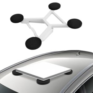 Starlink Mini support de toit de voiture, kit de montage magnétique compatible avec Starlink Mini, kit de montage avec pâte en silicone et joint en silicone, pour camping-cars, camionnettes, bateaux,