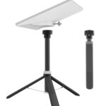 Starlink Mini trépied avec adaptateur en aluminium, mini trépied portable Star Link avec pochette de rangement
