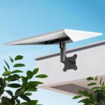 Starlink V3 Mount, Starlink V3 Support de Toit Vertical Starlink Gen 3 avec Adaptateur de Montage Starlink Gen 3 Dishy, Support Mural Starlink à Angle Vertical Gen 3, Starlink V3 Support (Short)