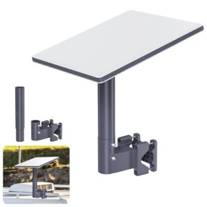 Support Starlink Mini,SURVADV Support RV pour Échelle avec Tuyau pour Starlink Mini,Aluminium Fixation Starlink pour Camping-Cars, Poteaux, Yachts, Caravanes, Plage d'Installation de 2,03 à 4,98 cm