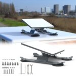 TIUIHU Starlink Mini support magnétique, Starlink V4 Roof anti-vol pour kit Internet Starlink, kit de montage plat standard pour camping-cars, camionnettes, bateaux, yachts, camions
